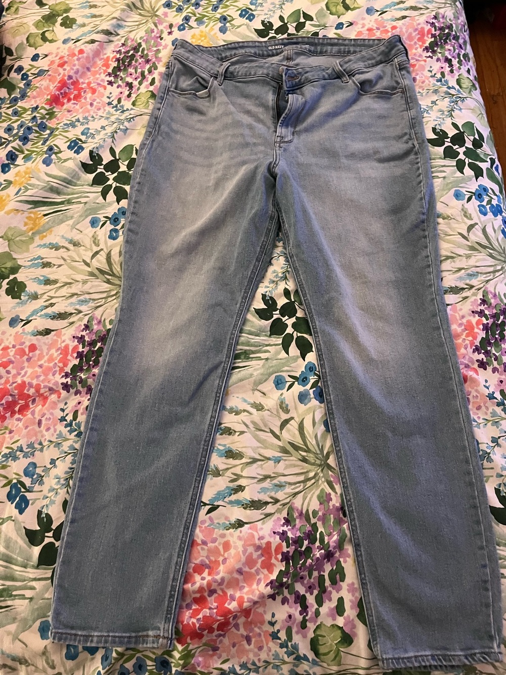Old Navy Light Blue Straight Leg Jeans